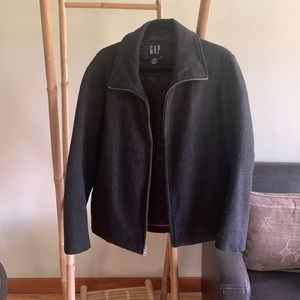 Gap charcoal gray wool jacket